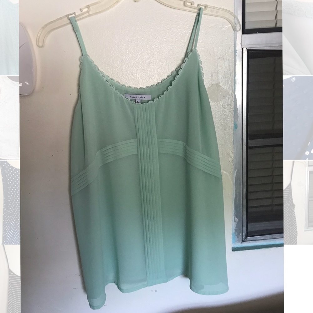 Mint Green Sophisticated Tank Top